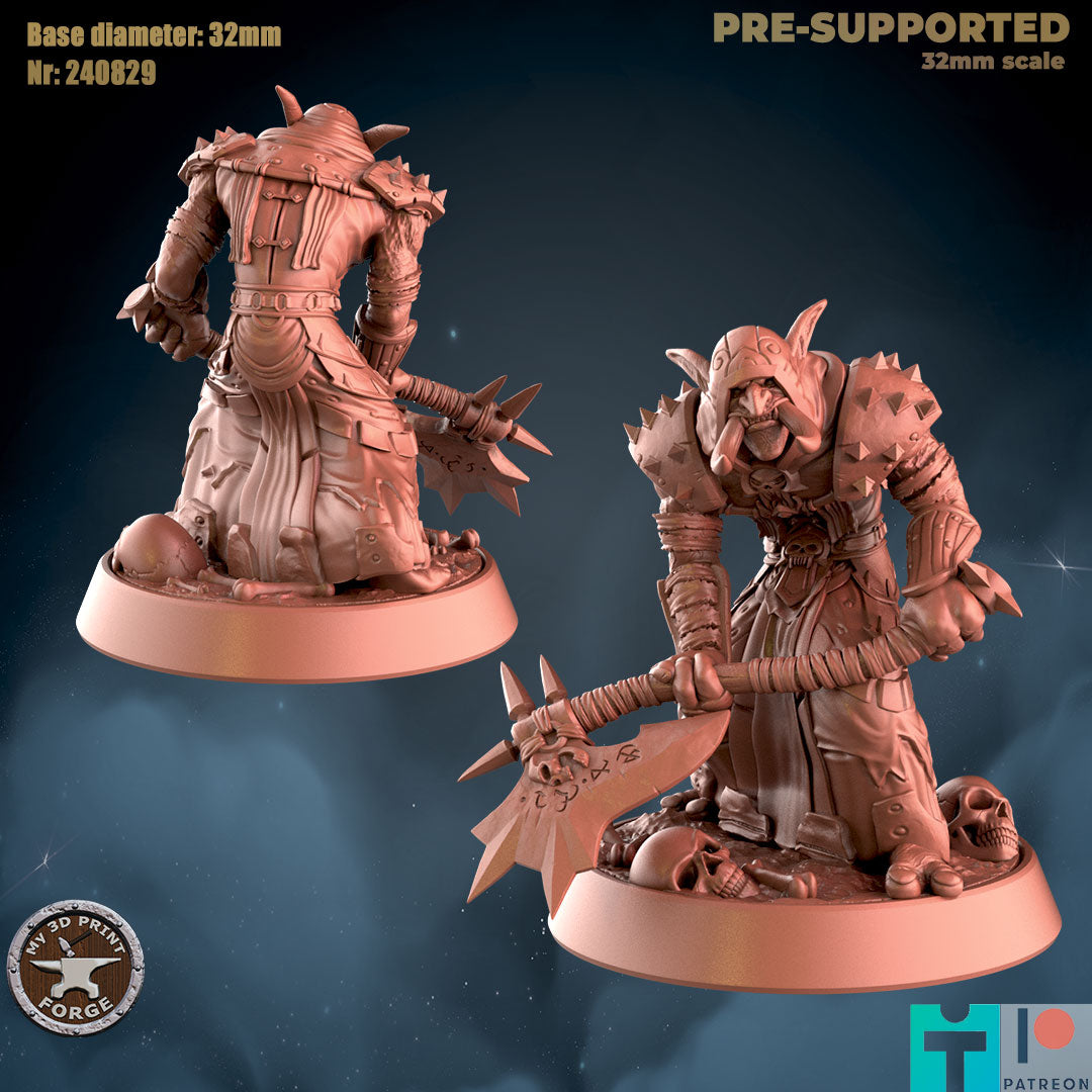 My 3d Print Forge August 2024 Release   -  Resin Miniature - Tabletop  miniature - Fantasy Miniature - 32mm - D&D -  Sci-fi Miniature