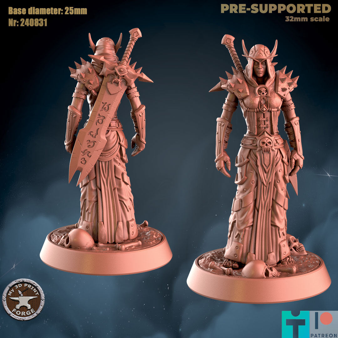 My 3d Print Forge August 2024 Release   -  Resin Miniature - Tabletop  miniature - Fantasy Miniature - 32mm - D&D -  Sci-fi Miniature