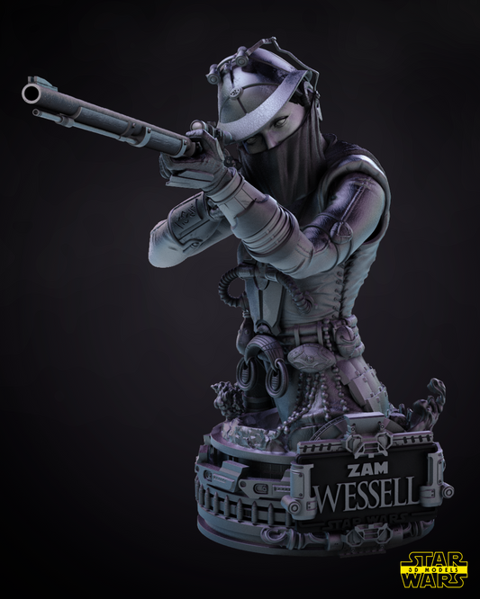 Zam Wesell Bust 100mm