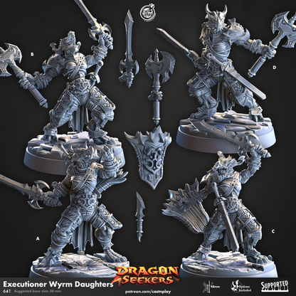 Cast 4 Release   -  Resin Miniature - Tabletop  miniature - Fantasy Miniature - 32mm - D&D -  Aug 23 (Copy)