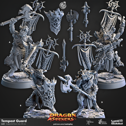 Cast 4 Release   -  Resin Miniature - Tabletop  miniature - Fantasy Miniature - 32mm - D&D -  Aug 23 (Copy)