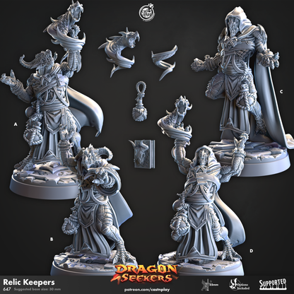 Cast 4 Release   -  Resin Miniature - Tabletop  miniature - Fantasy Miniature - 32mm - D&D -  Aug 23 (Copy)