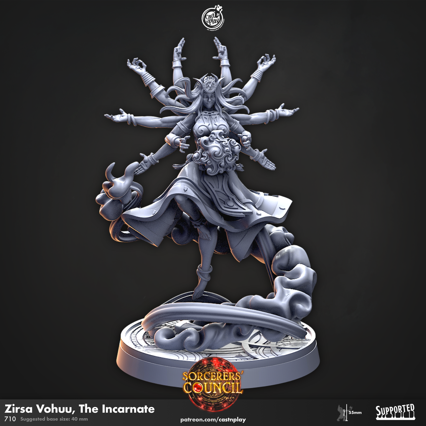 Cast 3 Release   -  Resin Miniature - Tabletop  miniature - Fantasy Miniature - 32mm - D&D -  Aug 23