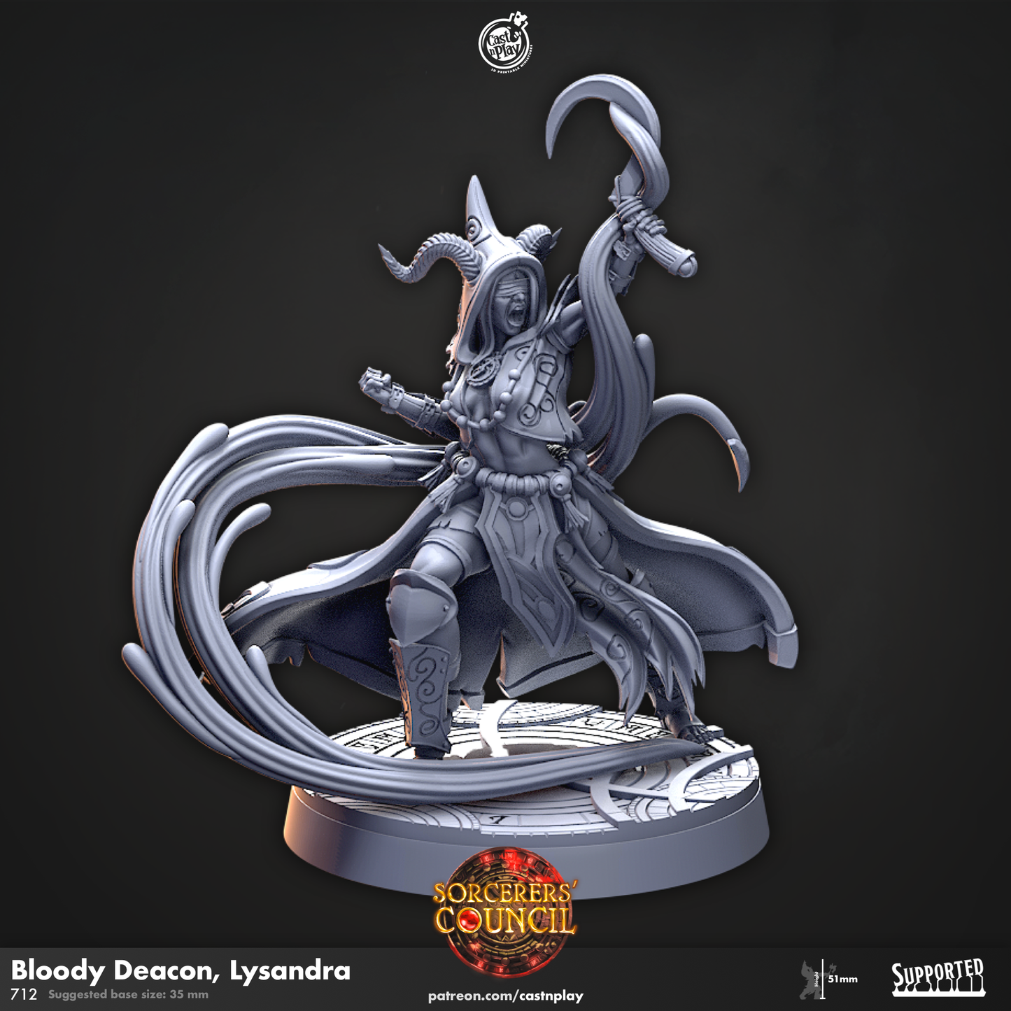 Cast 3 Release   -  Resin Miniature - Tabletop  miniature - Fantasy Miniature - 32mm - D&D -  Aug 23