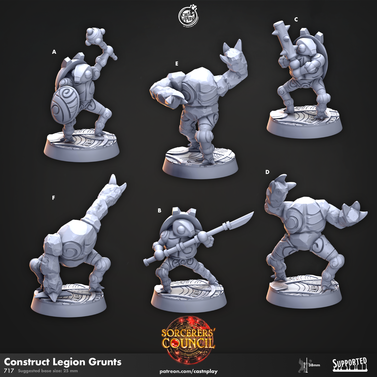 Cast 3 Release   -  Resin Miniature - Tabletop  miniature - Fantasy Miniature - 32mm - D&D -  Aug 23