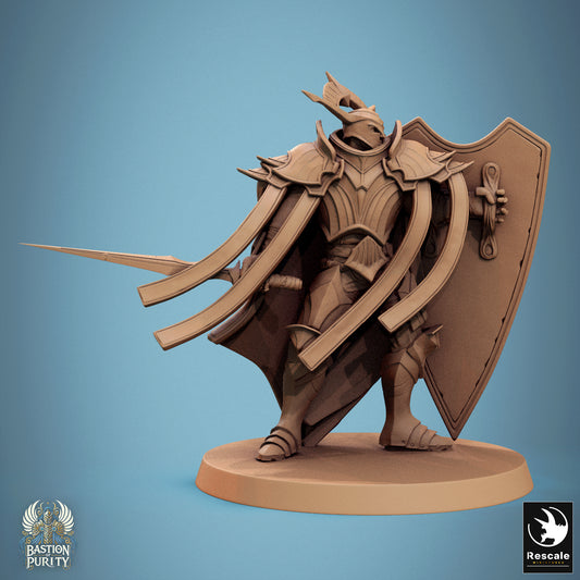 Aeterna Infantry - General -  Resin Miniature - Tabletop  miniature - Fantasy Miniature - 32mm - D&D -  Sci-fi Miniature - Papsikel