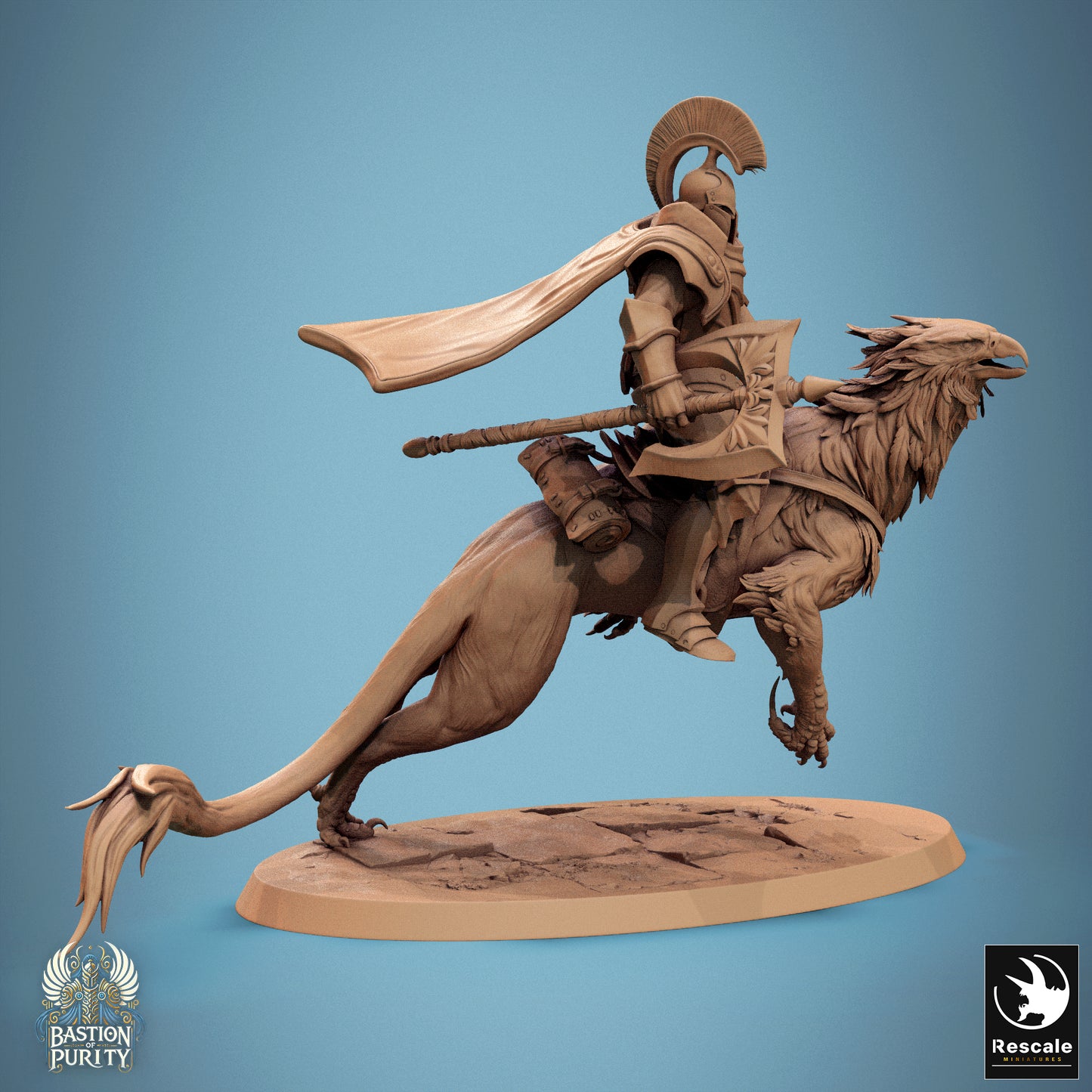 Gryph - Warriors  -  Resin Miniature - Tabletop  miniature - Fantasy Miniature - 32mm - D&D -  Sci-fi Miniature - Papsikel
