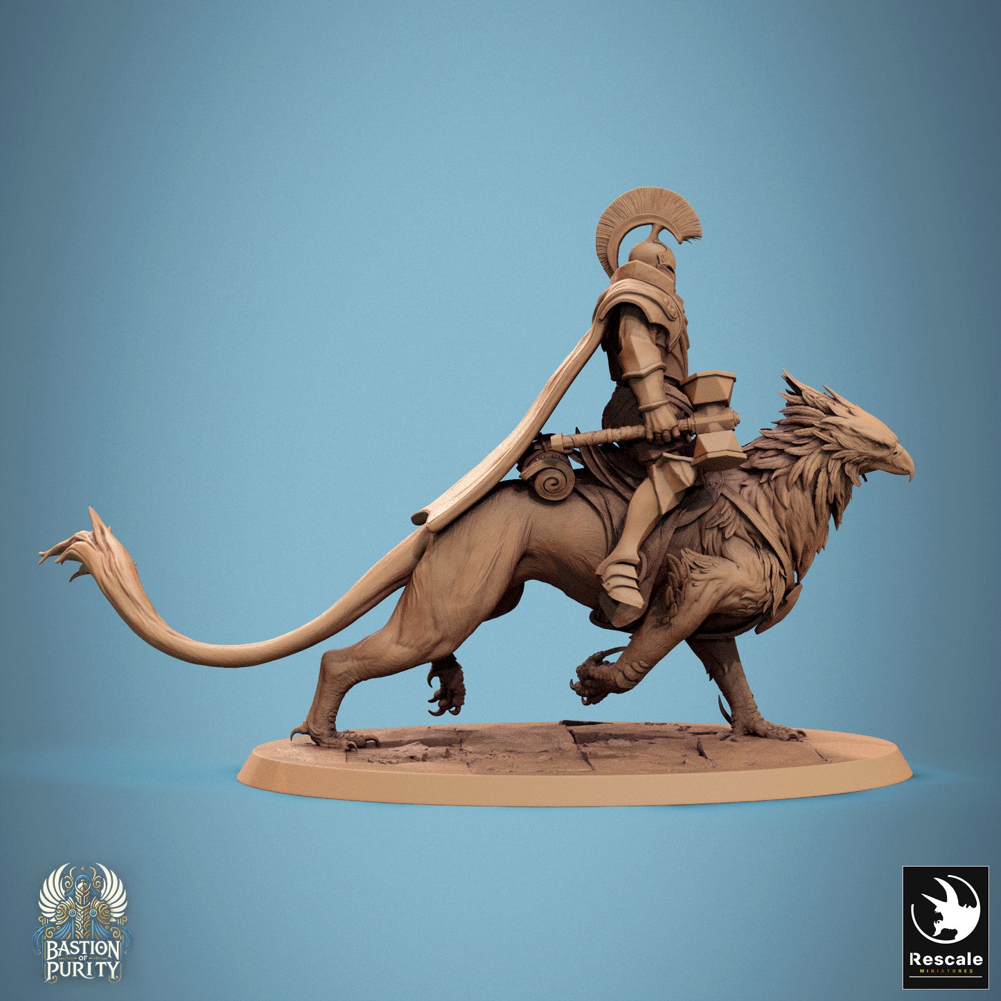 Gryph - Warriors  -  Resin Miniature - Tabletop  miniature - Fantasy Miniature - 32mm - D&D -  Sci-fi Miniature - Papsikel