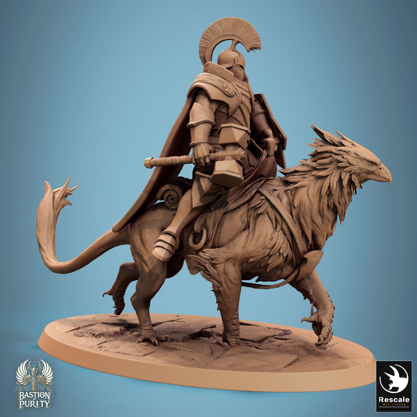 Gryph - Warriors  -  Resin Miniature - Tabletop  miniature - Fantasy Miniature - 32mm - D&D -  Sci-fi Miniature - Papsikel