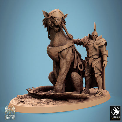 Panthera  -  Resin Miniature - Tabletop  miniature - Fantasy Miniature - 32mm - D&D -  Sci-fi Miniature - Papsikel