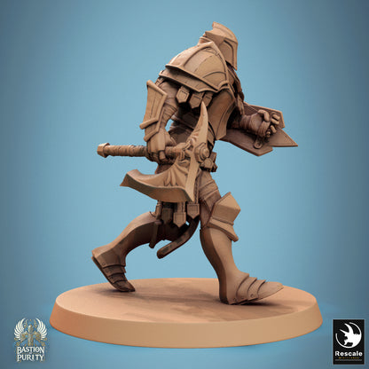 Aeterna Infantry - Soldiers -  Resin Miniature - Tabletop  miniature - Fantasy Miniature - 32mm - D&D -  Sci-fi Miniature - Papsikel