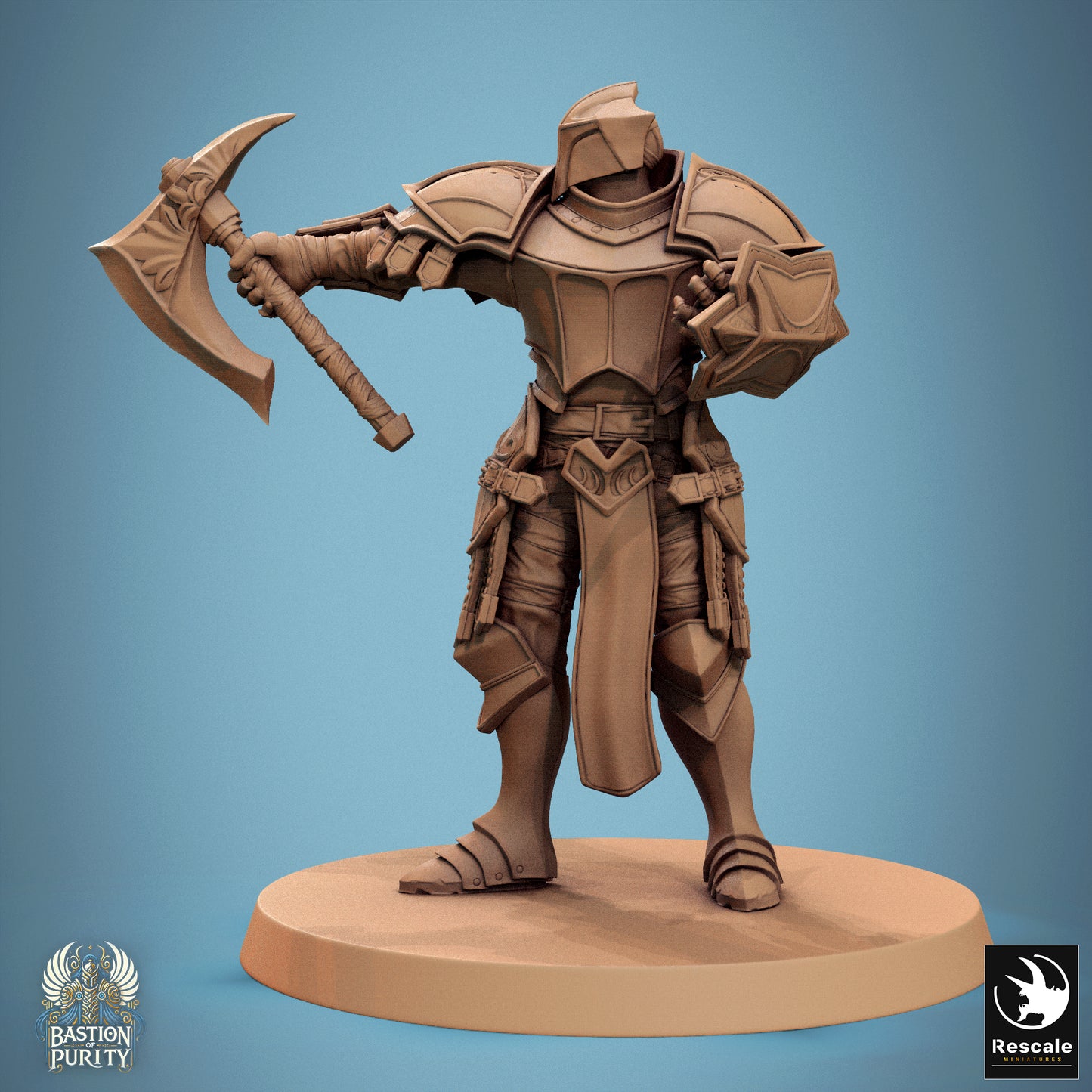 Aeterna Infantry - Soldiers -  Resin Miniature - Tabletop  miniature - Fantasy Miniature - 32mm - D&D -  Sci-fi Miniature - Papsikel