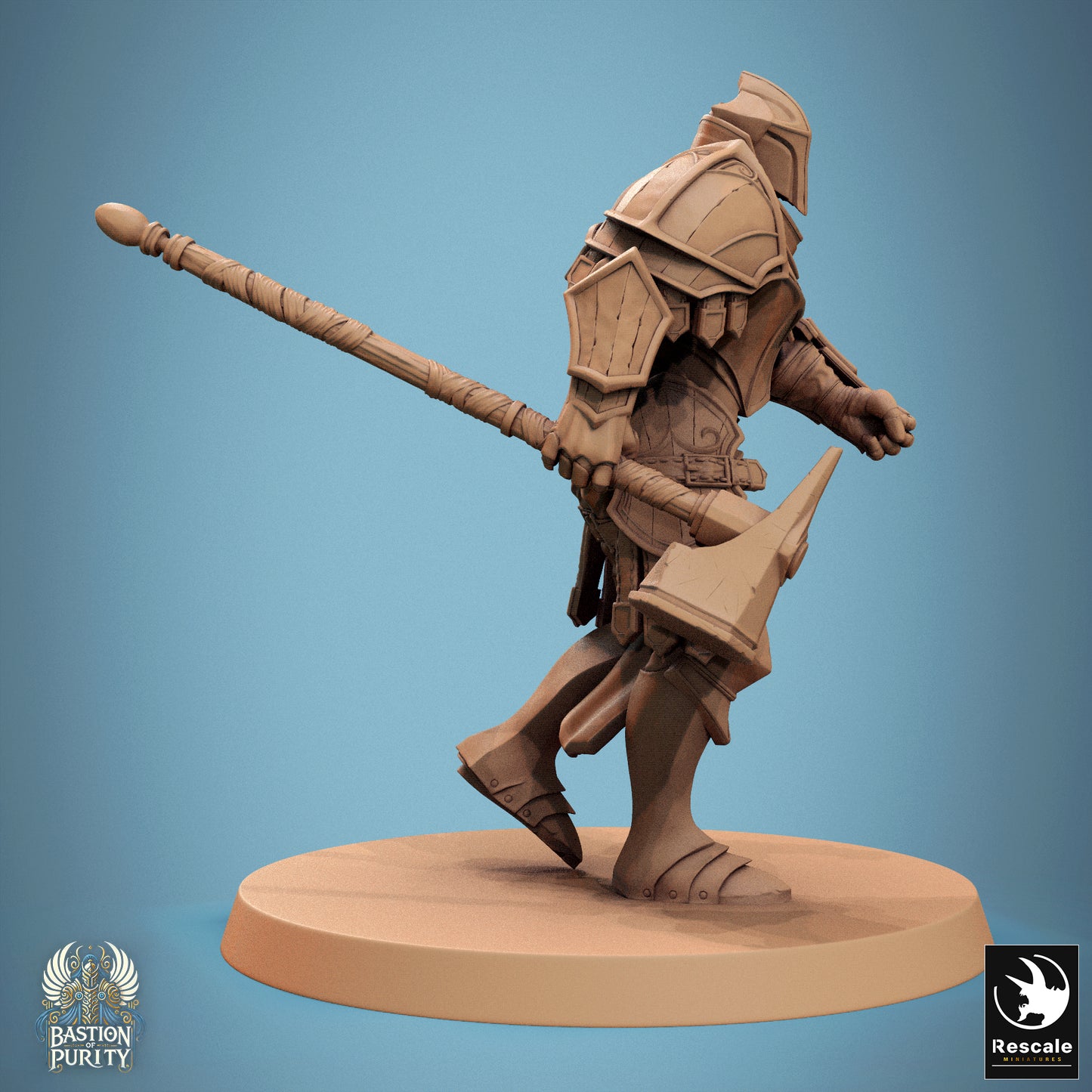 Aeterna Infantry - Soldiers -  Resin Miniature - Tabletop  miniature - Fantasy Miniature - 32mm - D&D -  Sci-fi Miniature - Papsikel