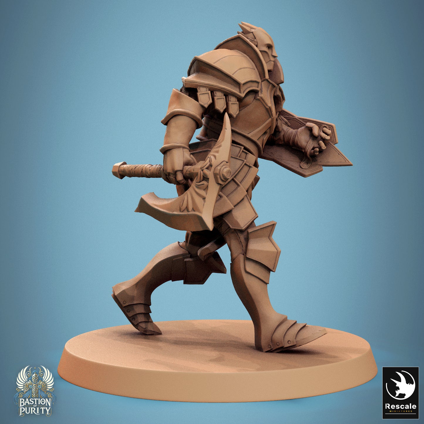 Aeterna Infantry - Soldiers -  Resin Miniature - Tabletop  miniature - Fantasy Miniature - 32mm - D&D -  Sci-fi Miniature - Papsikel