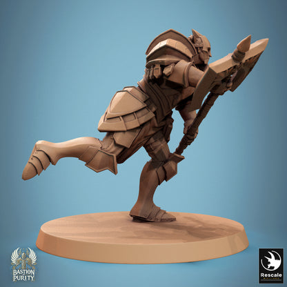 Aeterna Infantry - Soldiers -  Resin Miniature - Tabletop  miniature - Fantasy Miniature - 32mm - D&D -  Sci-fi Miniature - Papsikel