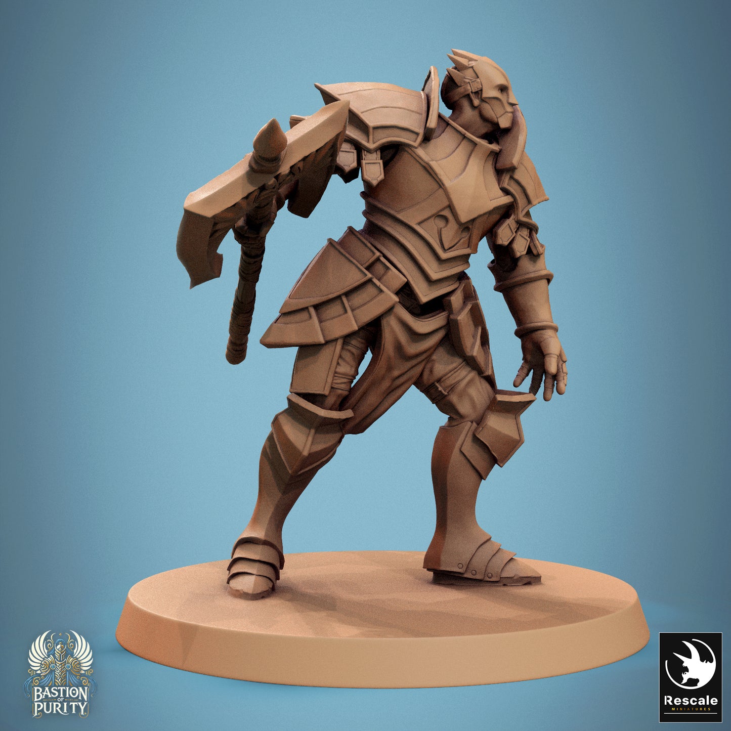 Aeterna Infantry - Soldiers -  Resin Miniature - Tabletop  miniature - Fantasy Miniature - 32mm - D&D -  Sci-fi Miniature - Papsikel