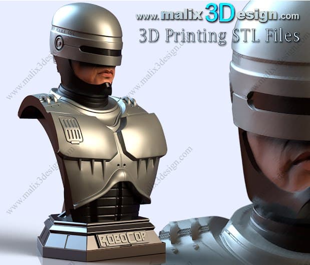 Robocop Bust 100mm