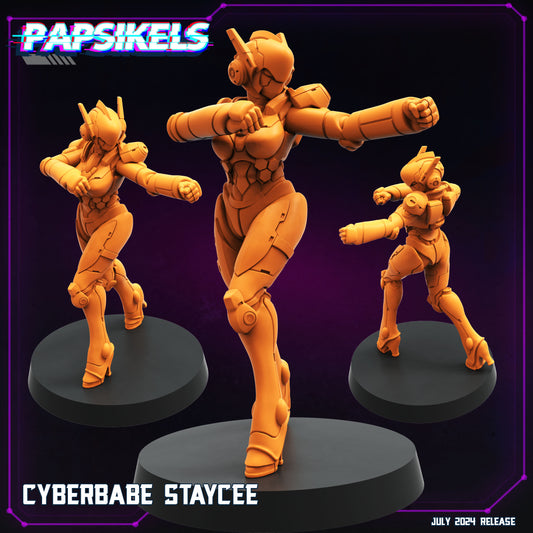 CYBERBABES   -  Resin Miniature - Tabletop  miniature - Fantasy Miniature - 32mm - D&D -  Sci-fi Miniature - Papsikel (Copy)