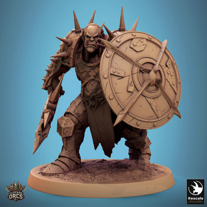 Brutal Orcs  -  Resin Miniature - Tabletop  miniature - Fantasy Miniature - 32mm - D&D -  Sci-fi Miniature - Papsikel