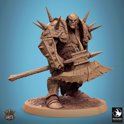 Brutal Orcs  -  Resin Miniature - Tabletop  miniature - Fantasy Miniature - 32mm - D&D -  Sci-fi Miniature - Papsikel