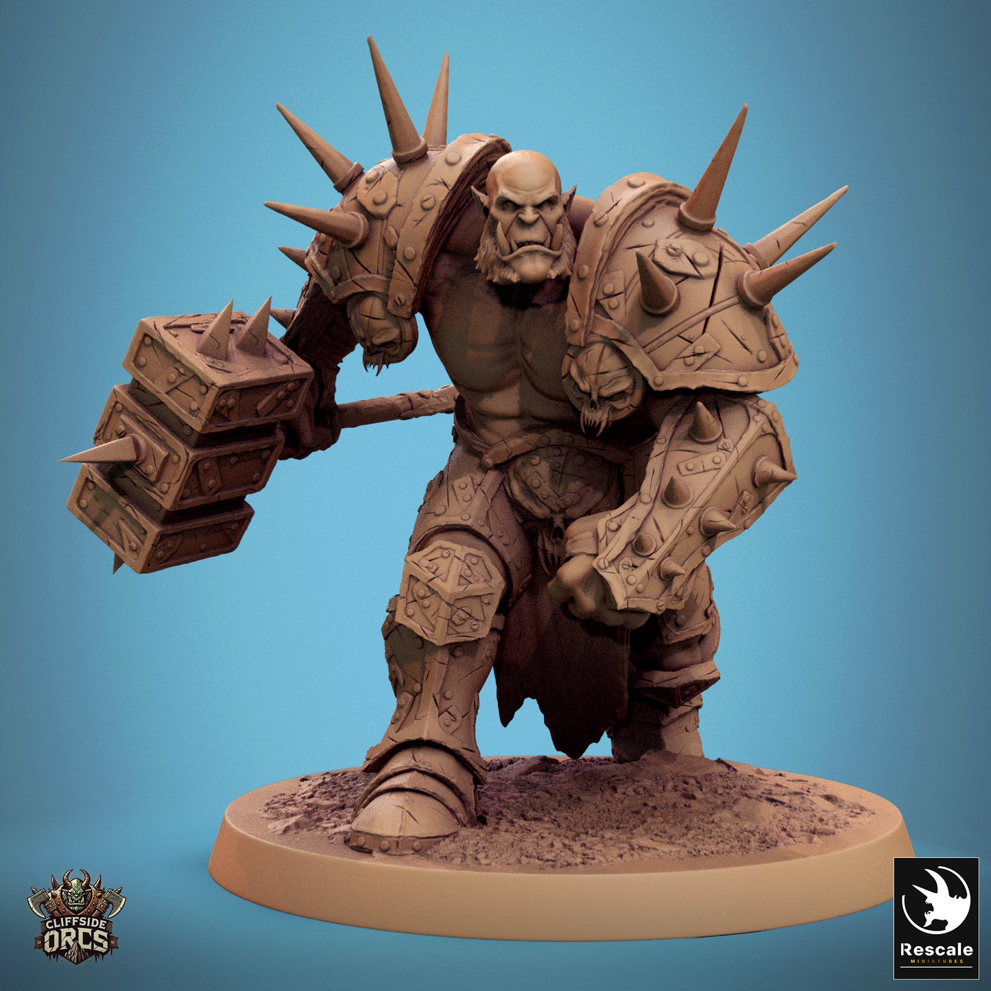 Brutal Orcs  -  Resin Miniature - Tabletop  miniature - Fantasy Miniature - 32mm - D&D -  Sci-fi Miniature - Papsikel