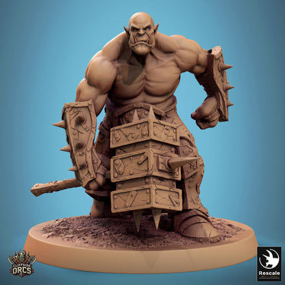 Brutal Orcs  -  Resin Miniature - Tabletop  miniature - Fantasy Miniature - 32mm - D&D -  Sci-fi Miniature - Papsikel