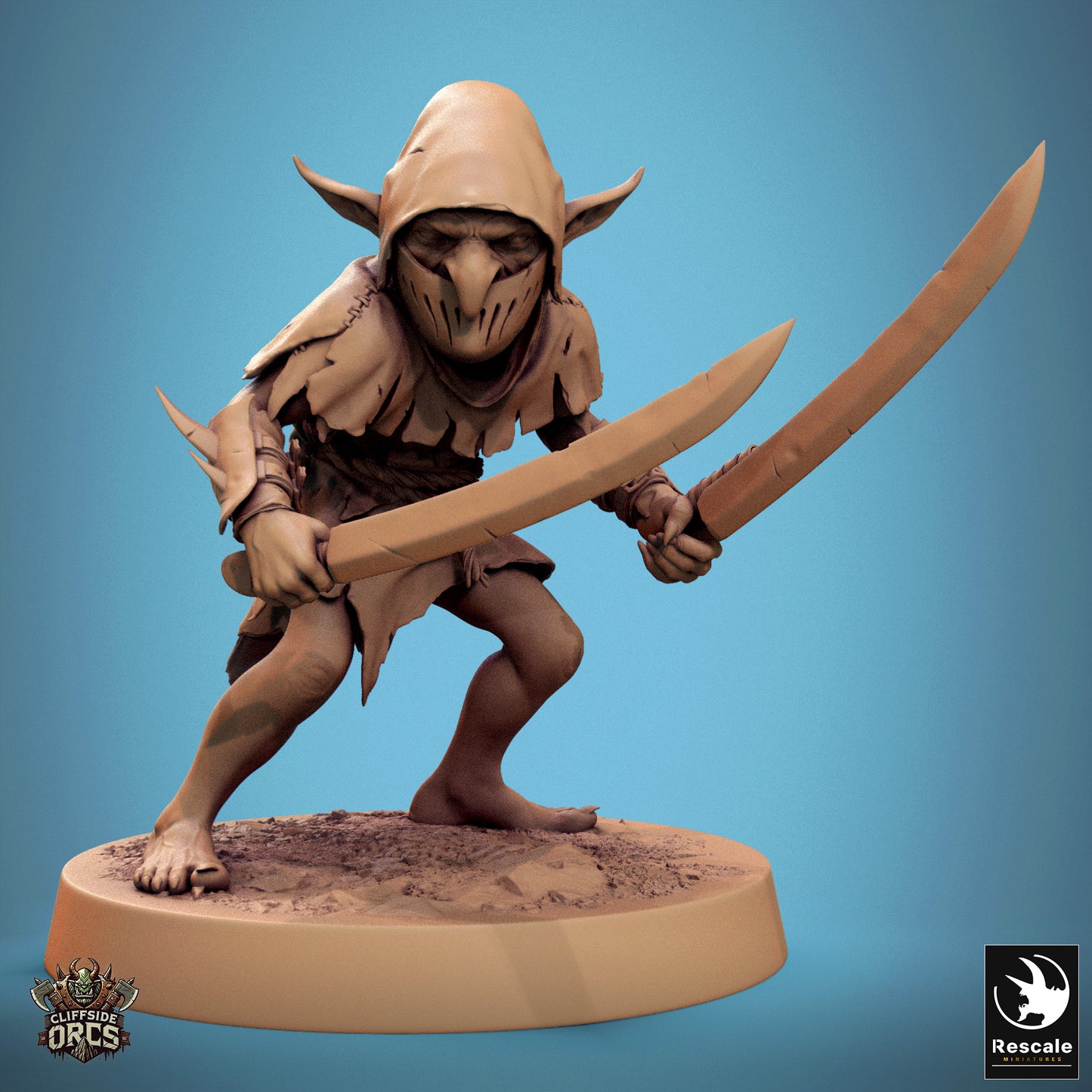 Goblins  -  Resin Miniature - Tabletop  miniature - Fantasy Miniature - 32mm - D&D -  Sci-fi Miniature - Papsikel