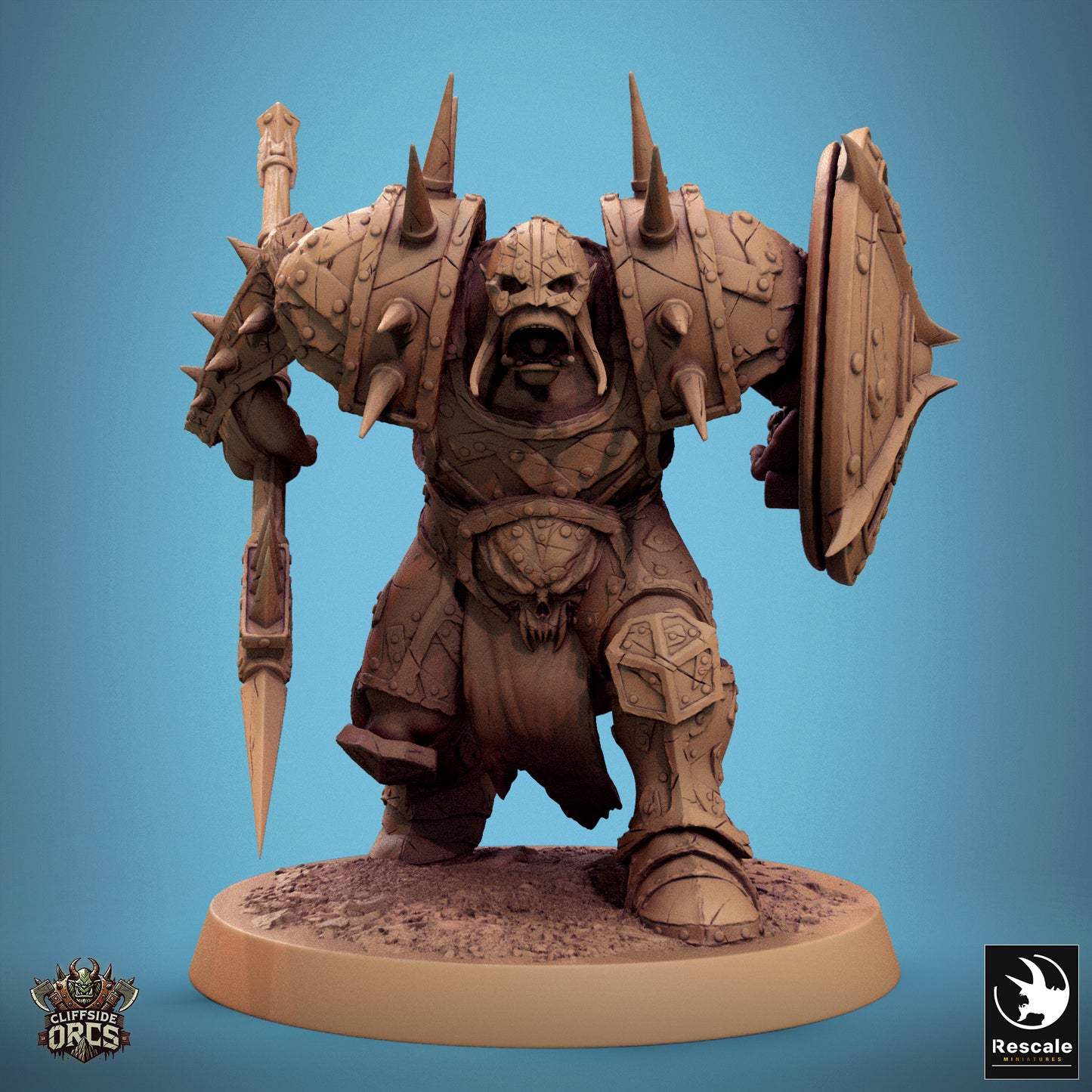 Infantry Orcs  -  Resin Miniature - Tabletop  miniature - Fantasy Miniature - 32mm - D&D -  Sci-fi Miniature - Papsikel