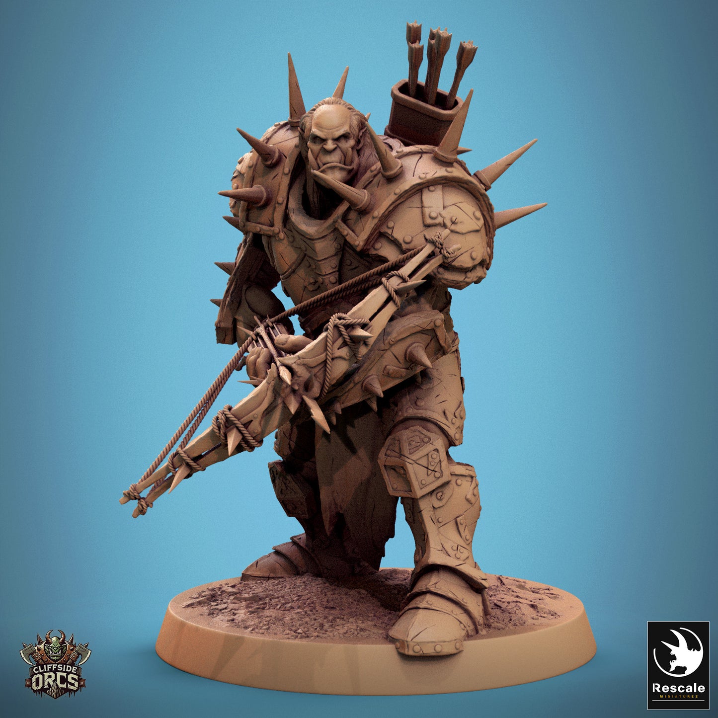 Infantry Orcs  -  Resin Miniature - Tabletop  miniature - Fantasy Miniature - 32mm - D&D -  Sci-fi Miniature - Papsikel