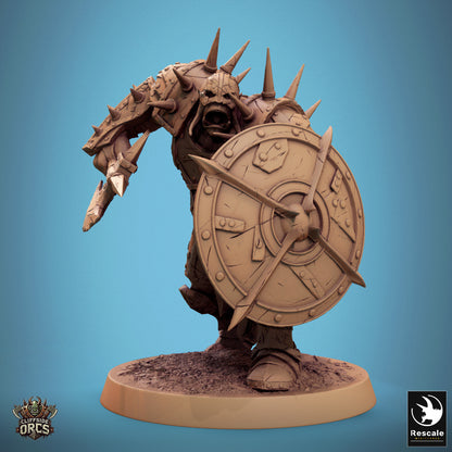 Infantry Orcs  -  Resin Miniature - Tabletop  miniature - Fantasy Miniature - 32mm - D&D -  Sci-fi Miniature - Papsikel