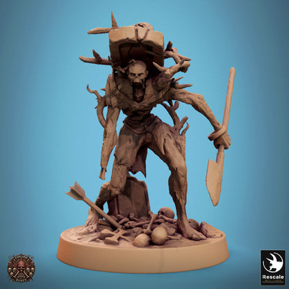 Zombie  -  Resin Miniature - Tabletop  miniature - Fantasy Miniature - 32mm - D&D -  Sci-fi Miniature - Rescale