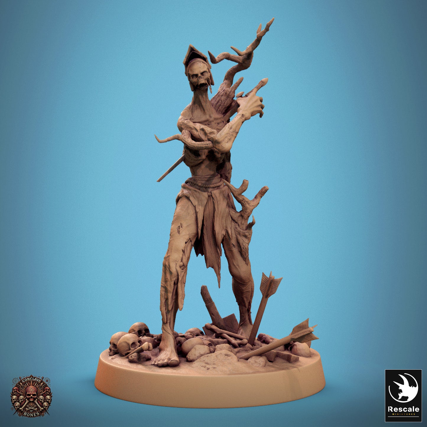 Zombie  -  Resin Miniature - Tabletop  miniature - Fantasy Miniature - 32mm - D&D -  Sci-fi Miniature - Rescale