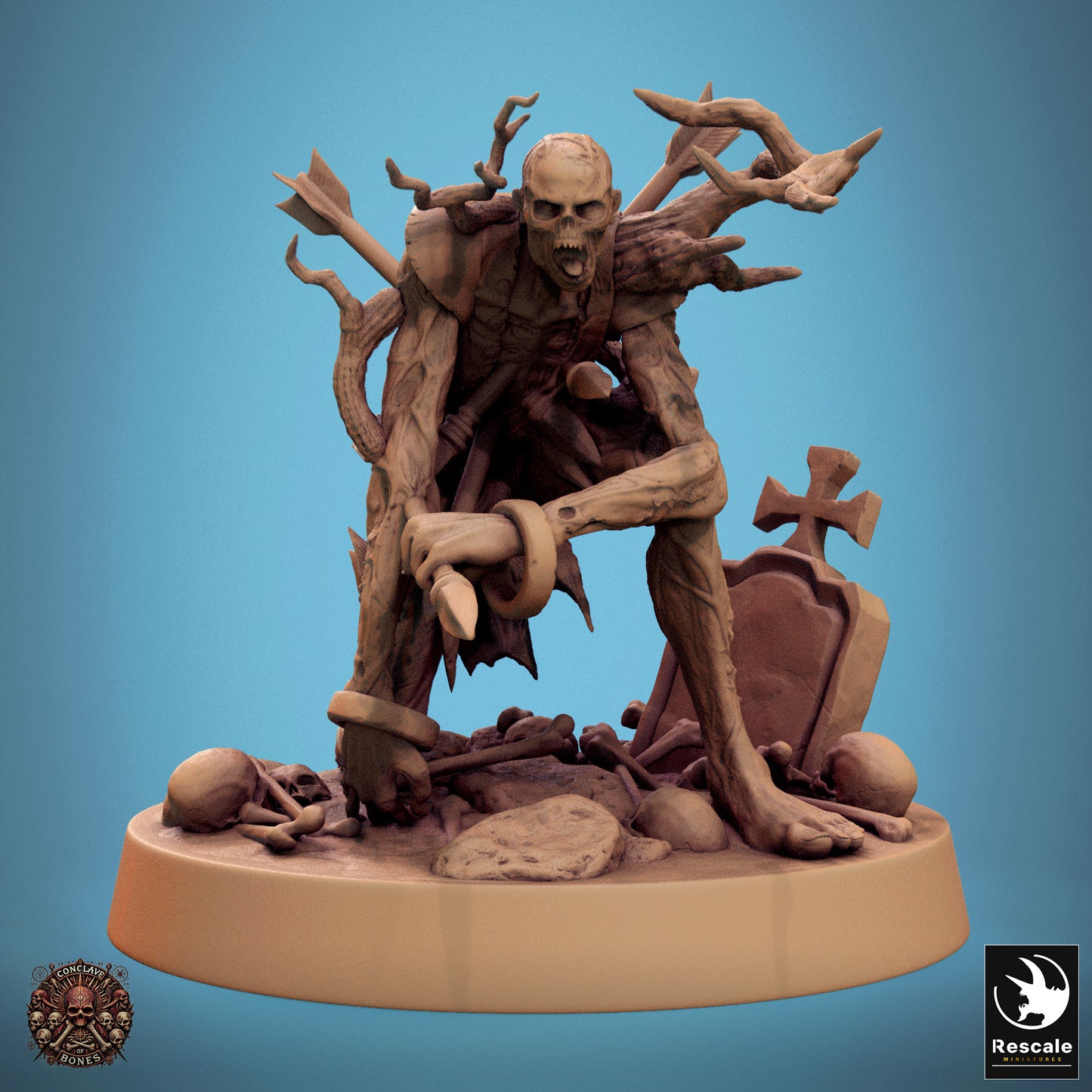 Zombie  -  Resin Miniature - Tabletop  miniature - Fantasy Miniature - 32mm - D&D -  Sci-fi Miniature - Rescale