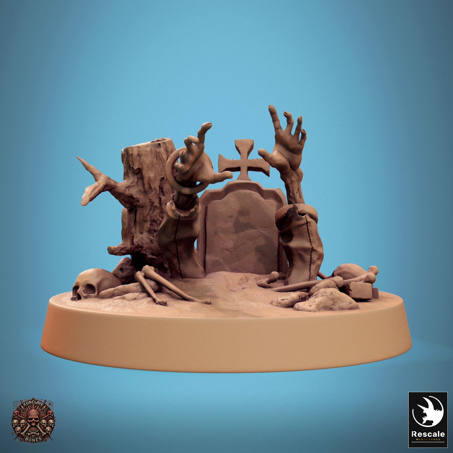 Zombie  -  Resin Miniature - Tabletop  miniature - Fantasy Miniature - 32mm - D&D -  Sci-fi Miniature - Rescale