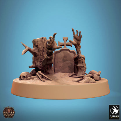 Zombie  -  Resin Miniature - Tabletop  miniature - Fantasy Miniature - 32mm - D&D -  Sci-fi Miniature - Rescale