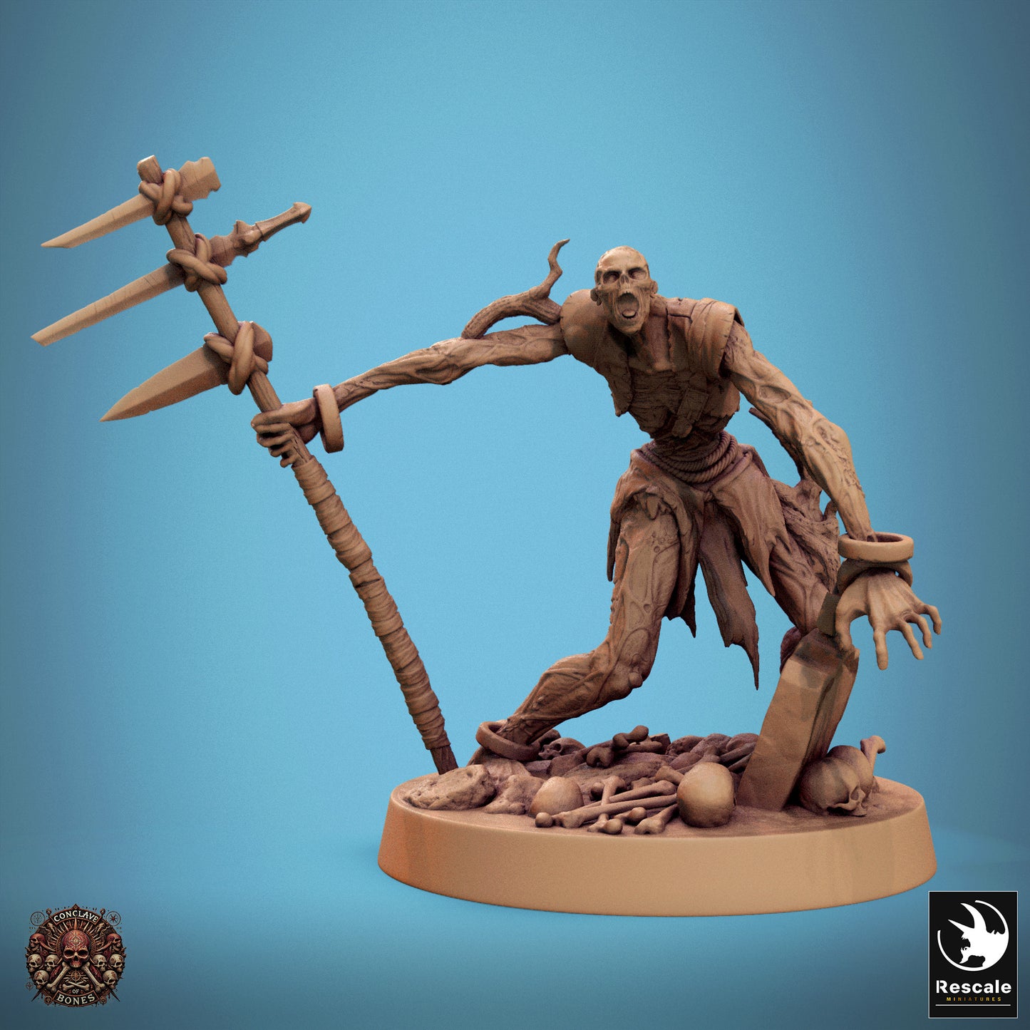 Zombie  -  Resin Miniature - Tabletop  miniature - Fantasy Miniature - 32mm - D&D -  Sci-fi Miniature - Rescale