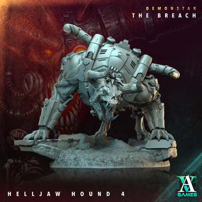 Helljaw Hounds - 3D Printed Miniature - Fantasy Miniature -Tabletop  Miniature - Tabletop Miniature - D&D