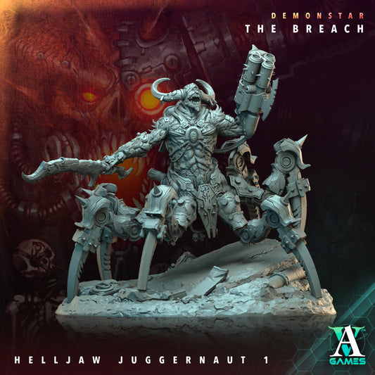 Helljaw Juggernaut - 3D Printed Miniature - Fantasy Miniature -Tabletop  Miniature - Tabletop Miniature - D&D