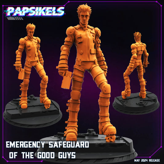 Emergency Safeguard -  Resin Miniature - Tabletop  miniature - Fantasy Miniature - 32mm - D&D -  Sci-fi Miniature- Papsikel