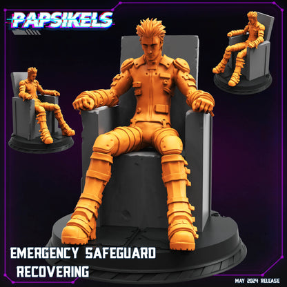 Emergency Safeguard -  Resin Miniature - Tabletop  miniature - Fantasy Miniature - 32mm - D&D -  Sci-fi Miniature- Papsikel