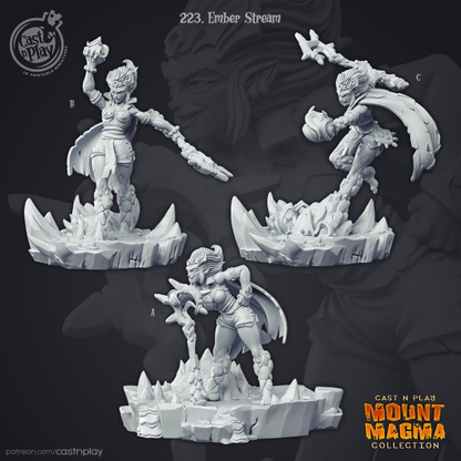 Cast April 1 Release   -  Resin Miniature - Tabletop  miniature - Fantasy Miniature - 32mm - D&D -  Sci-fi Miniature