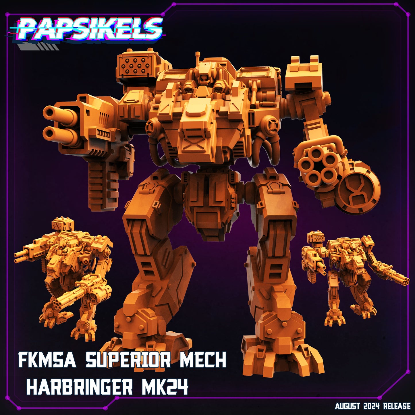 Papsikel august 2024 Cyberpunk  -  Resin Miniature - Tabletop  miniature - Fantasy Miniature - 32mm - D&D -  Sci-fi Miniature - Papsikel