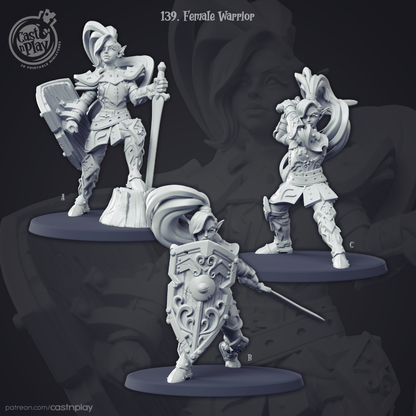 Cast April 1 Release   -  Resin Miniature - Tabletop  miniature - Fantasy Miniature - 32mm - D&D -  Sci-fi Miniature