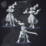 Cast April 1 Release   -  Resin Miniature - Tabletop  miniature - Fantasy Miniature - 32mm - D&D -  Sci-fi Miniature