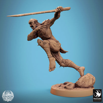 Ghoul Ravager 1 -  Resin Miniature - Tabletop  miniature - Fantasy Miniature - 32mm - D&D -  Sci-fi Miniature - Papsikel