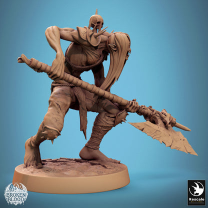 Ghoul Ravager 1 -  Resin Miniature - Tabletop  miniature - Fantasy Miniature - 32mm - D&D -  Sci-fi Miniature - Papsikel