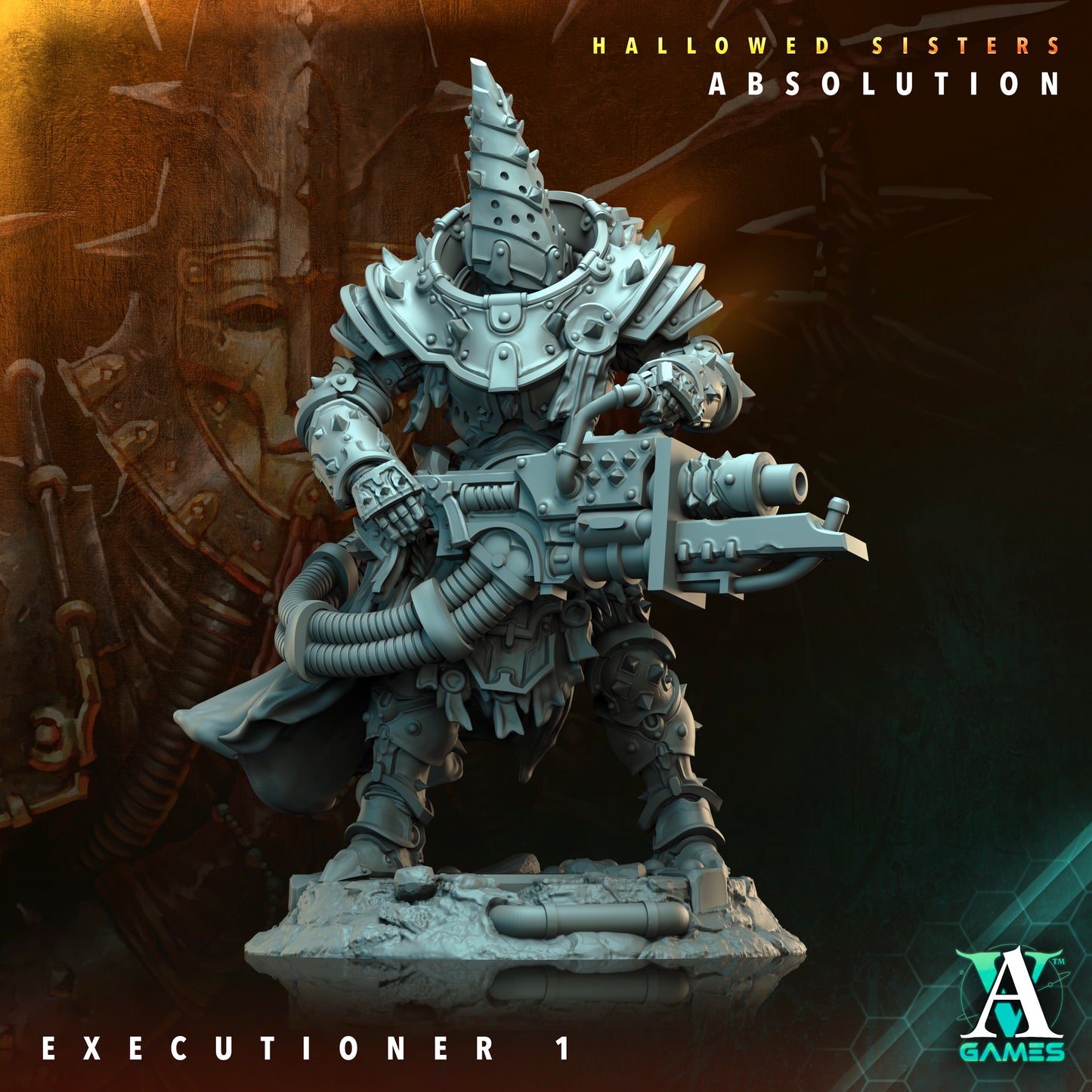 Executioner - 3D Printed Miniature - Fantasy Miniature -Tabletop  Miniature - Tabletop Miniature - D&D (Copy)