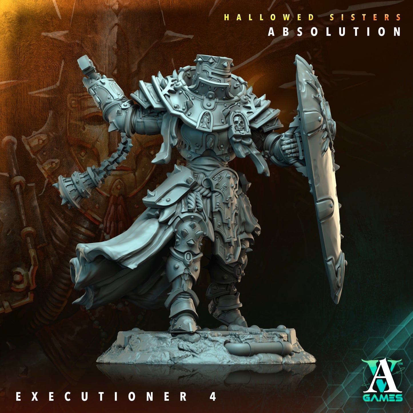 Executioner - 3D Printed Miniature - Fantasy Miniature -Tabletop  Miniature - Tabletop Miniature - D&D (Copy)