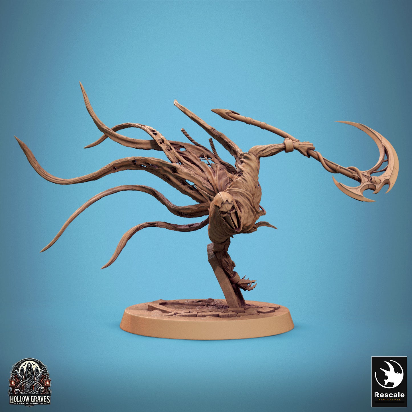 Masked Ghost  -  Resin Miniature - Tabletop  miniature - Fantasy Miniature - 32mm - D&D -  Sci-fi Miniature - Rescale