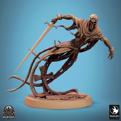Masked Ghost  -  Resin Miniature - Tabletop  miniature - Fantasy Miniature - 32mm - D&D -  Sci-fi Miniature - Rescale